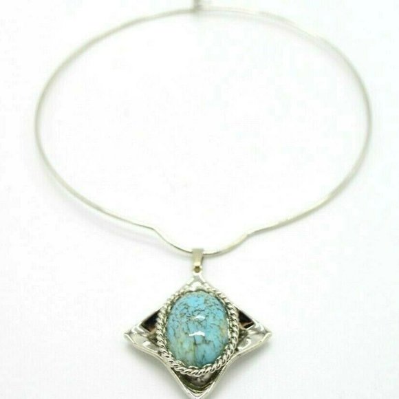 Pcraft Jewelry - Pcraft Blue Art Glass Robins Egg Slider Choker